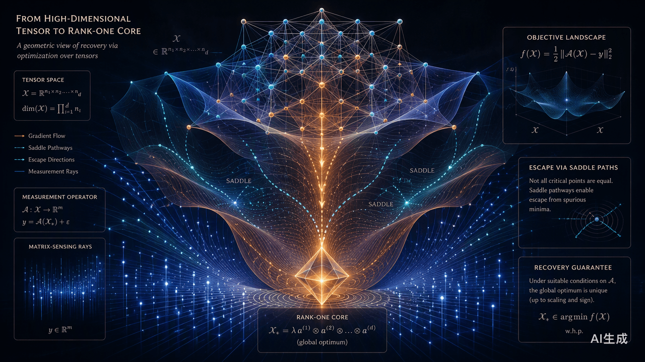 Algorithmic Regularization in Tensor Optimization: Towards a Lifted Approach in Matrix Sensing
